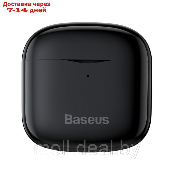 Наушники беспроводные Baseus E3, TWS, вкладыши, BT5.0, 35/330 мАч, микрофон, чёрные - фото 4 - id-p227090670