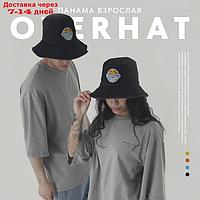 Панама мужская Lost&Found, цвет чёрный, р-р 56