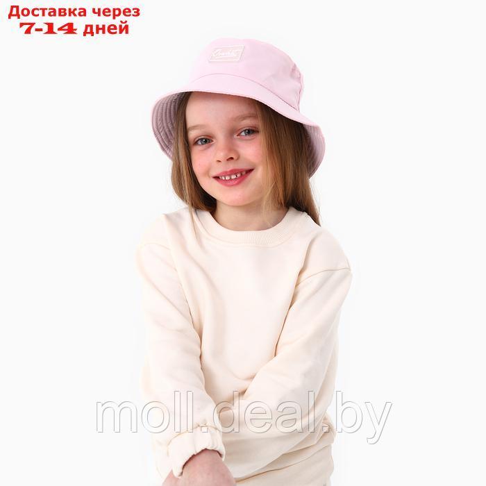Панама детская для девочки, цвет розовый рр. 48-50см - фото 8 - id-p227085703
