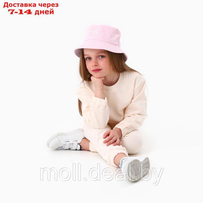 Панама детская для девочки, цвет розовый рр. 48-50см - фото 9 - id-p227085703