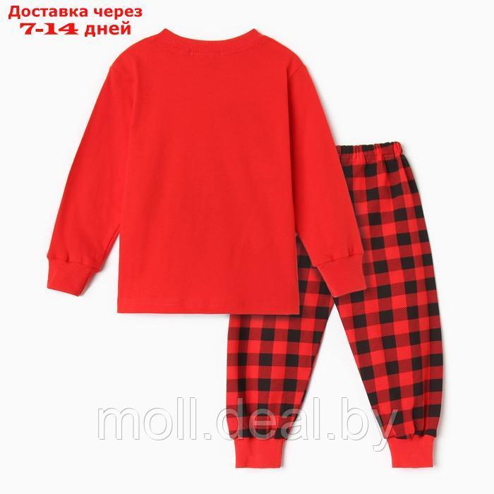Пижама для мальчика, цвет красный, рост 92 см - фото 2 - id-p227093698