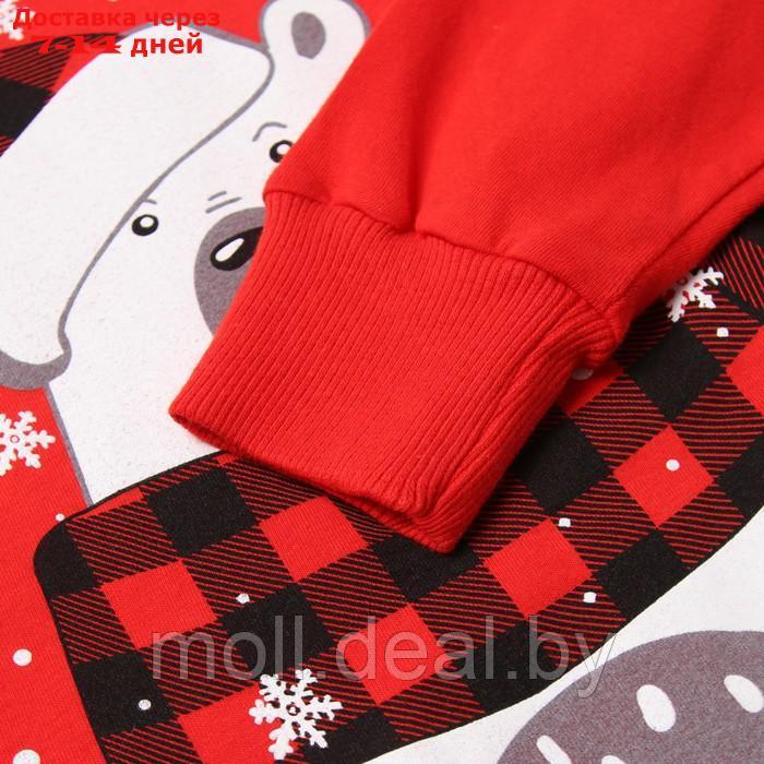 Пижама для мальчика, цвет красный, рост 92 см - фото 5 - id-p227093698