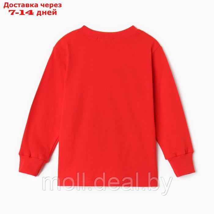 Пижама для мальчика, цвет красный, рост 92 см - фото 6 - id-p227093698