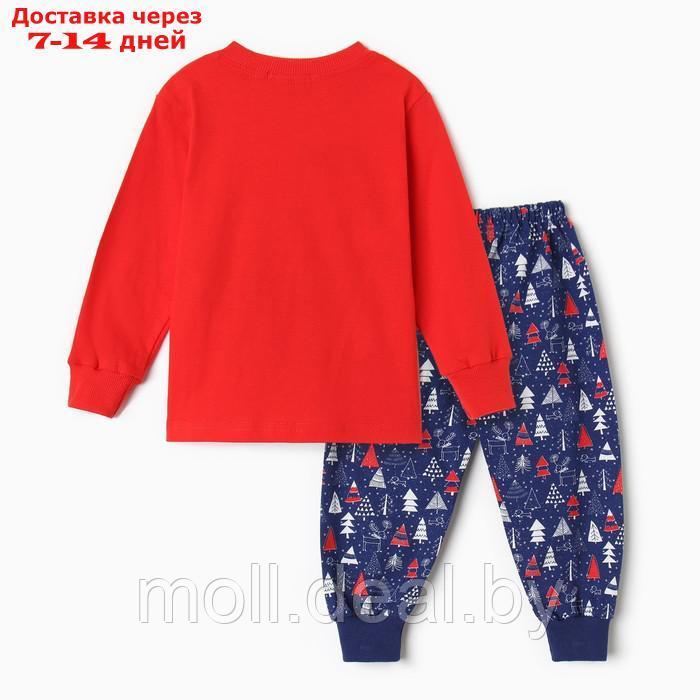 Пижама для мальчика, цвет красный/синий, рост 92 см - фото 2 - id-p227093699