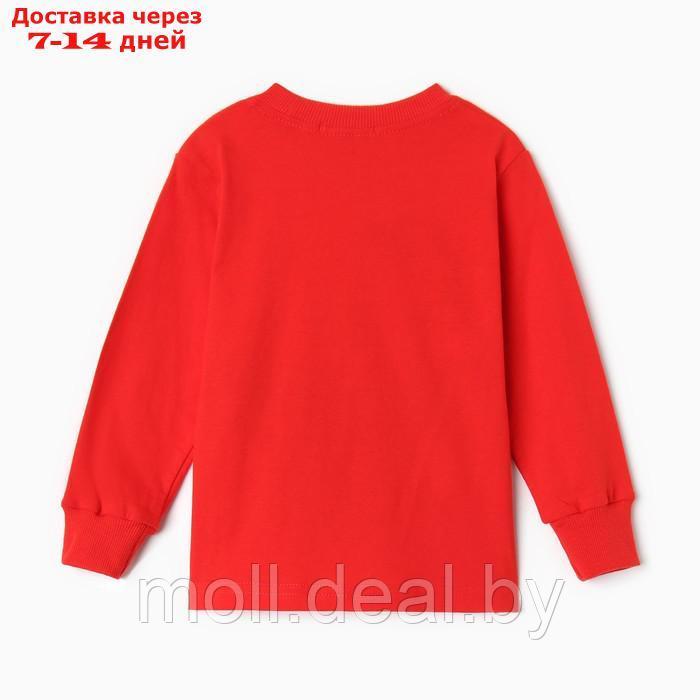 Пижама для мальчика, цвет красный/синий, рост 92 см - фото 6 - id-p227093699