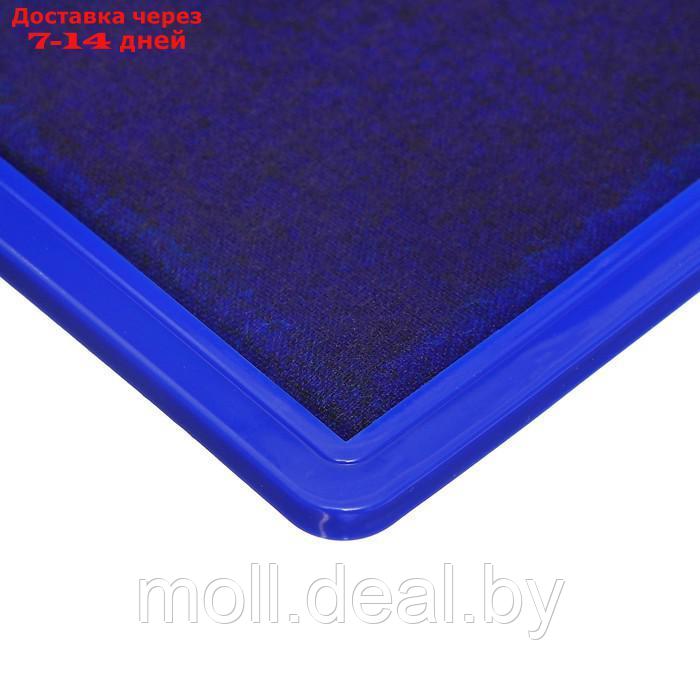 Настольная металлическая штампельная подушка Trodat IDEAL, 90 х 160 мм, синяя - фото 5 - id-p227079744