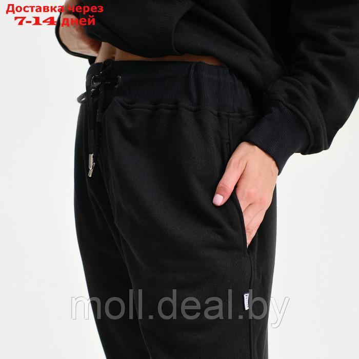 Костюм женский (толстовка/брюки), цвет чёрный/принт МИКС, размер M - фото 9 - id-p227092706