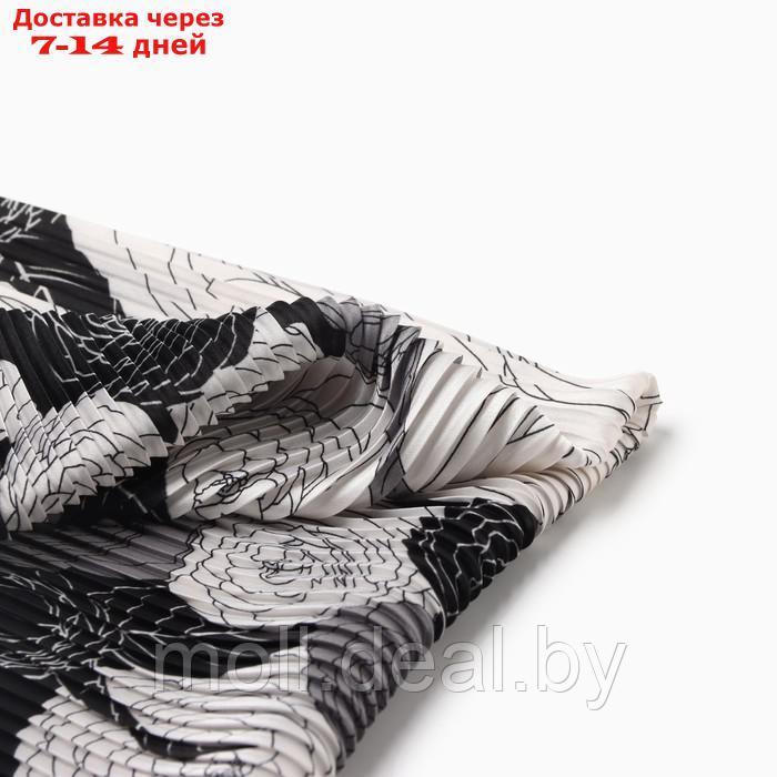 Плиссированный женский платок MINAKU, 70*70, цв.серый - фото 2 - id-p226887495