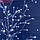 Светодиодное дерево 1.8 м, серебристое, 180LED, 220V, БЕЛЫЙ, фото 3