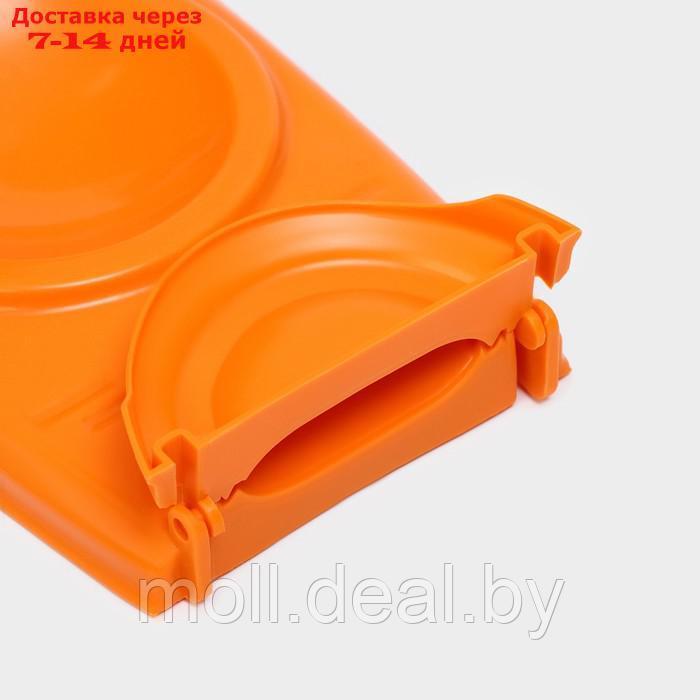 Форма для лепки вареников Доляна, 23×12×8 см, цвет оранжевый - фото 7 - id-p227076771