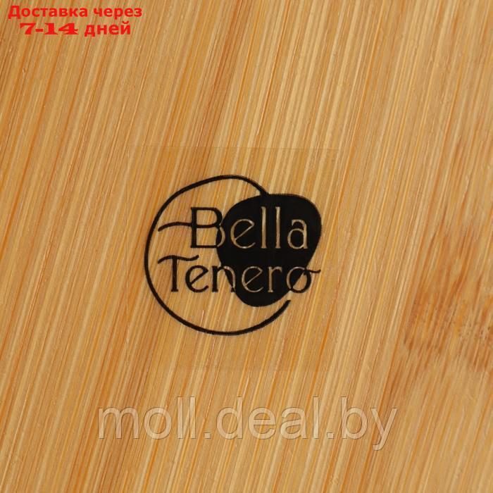 Соковыжималка фарфоровая на подставке из бамбука BellaTenero, 19×12×7,5 см, цвет белый - фото 7 - id-p227076774