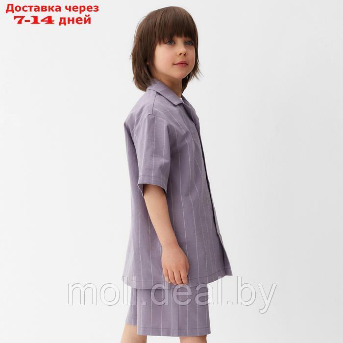 Костюм для мальчика (рубашка, шорты) KAFTAN, р.30 (98-104), серый - фото 3 - id-p227085714