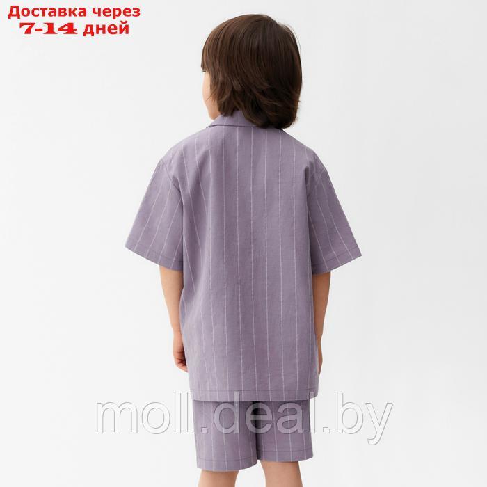 Костюм для мальчика (рубашка, шорты) KAFTAN, р.30 (98-104), серый - фото 4 - id-p227085714