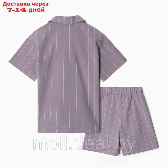 Костюм для мальчика (рубашка, шорты) KAFTAN, р.30 (98-104), серый - фото 9 - id-p227085714