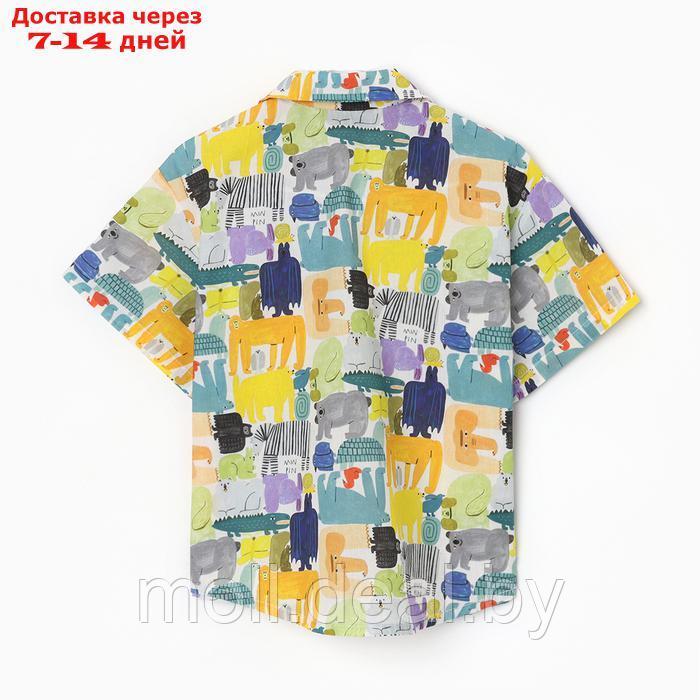 Рубашка для мальчика KAFTAN "Звери", р.30 (98-104) - фото 9 - id-p227085715