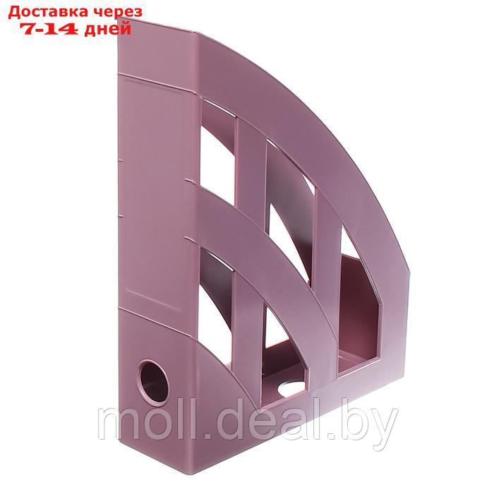 Лоток для бумаг вертикальный 75 мм, ErichKrause "Office Manga", розовый - фото 2 - id-p227079759