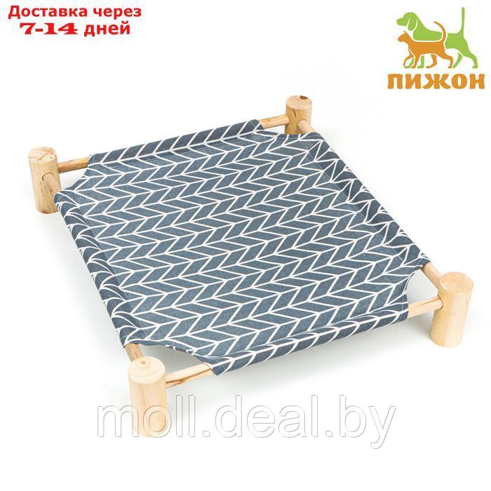 Гамак-кровать для животных "Уютный", 47 х 42 х 10 см, серый - фото 1 - id-p227090688