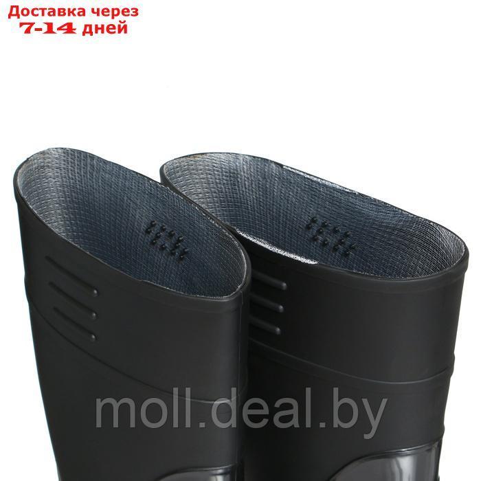 Сапоги резиновые С-27, ПВХ, черные, размер 40 - фото 7 - id-p227074805