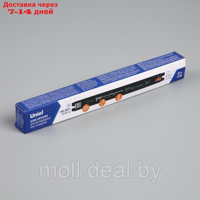 Ультратонкий блок питания для светодиодных лент и модулей Uniel PRO, 24 Вт, 24 В, IP20 - фото 6 - id-p227077768