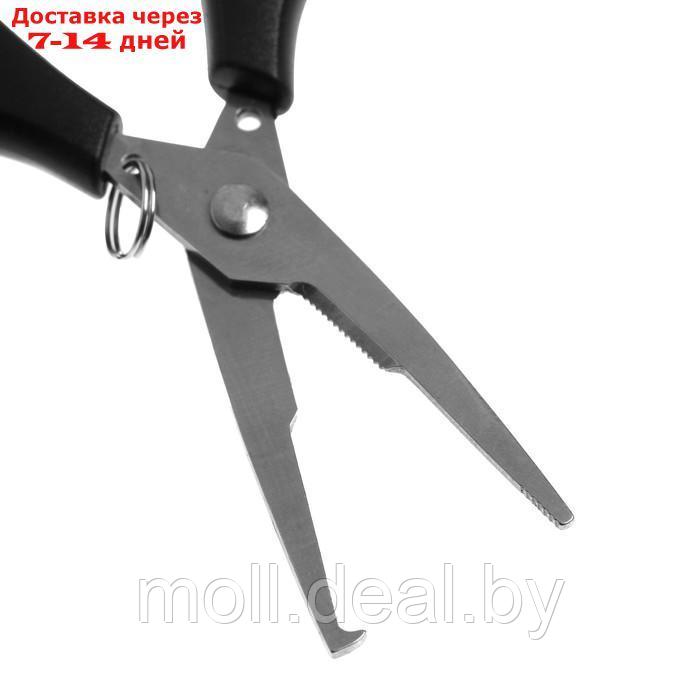 Ножницы для плетёнки с разжимом для заводных колец Lucky John 03 - фото 2 - id-p227106705