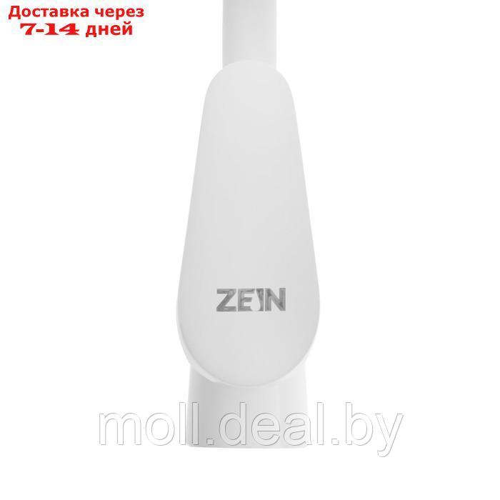 Смеситель для кухни ZEIN Z2229, гибкий силиконовый излив, картридж керамика 40 мм, белый - фото 7 - id-p227110833