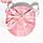 Лента атласная с тиснением "С любовью", розовая, 2 см х 22.5 м, фото 3