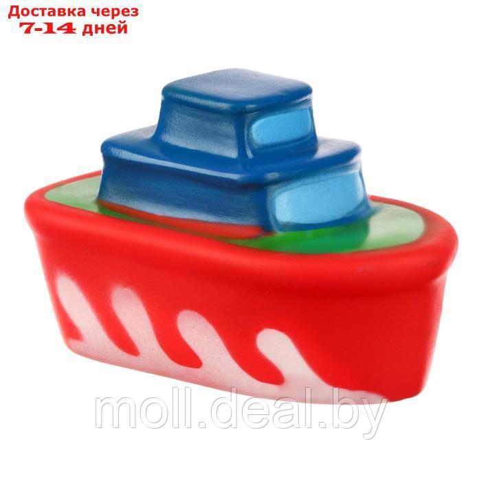 Набор резиновых игрушек для ванны "Транспорт", 6 шт, Крошка Я - фото 2 - id-p227085732