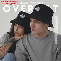 Панама мужская Overhat, цвет чёрный, р-р 56