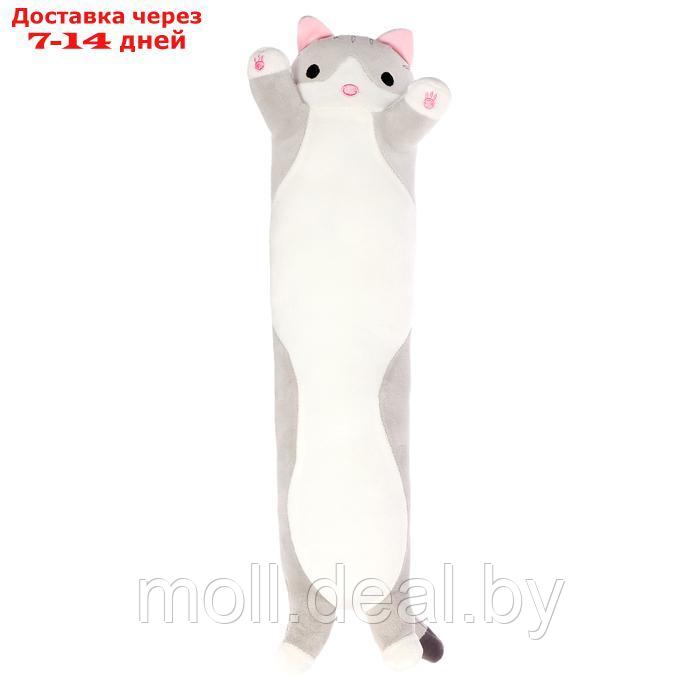Мягкая игрушка "Кот Батон", цвет серый, 50 см - фото 6 - id-p227083757