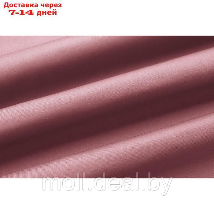 Простыня евро "Моноспейс", размер 220х240 см, цвет бузина - фото 1 - id-p227112935