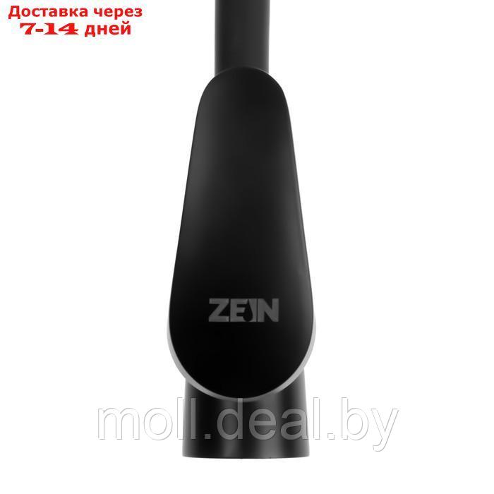 Смеситель для кухни ZEIN Z2230, гибкий силиконовый излив, картридж керамика 40 мм, черный - фото 7 - id-p227110837