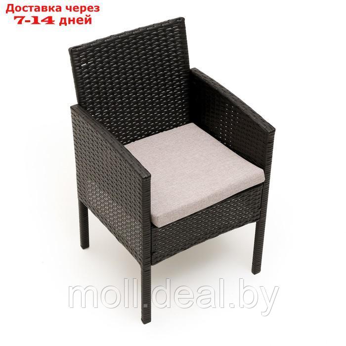 Кресло садовое "Кения", плетение: искусственный ротанг, 57 х 92 х 52 см - фото 2 - id-p227074816