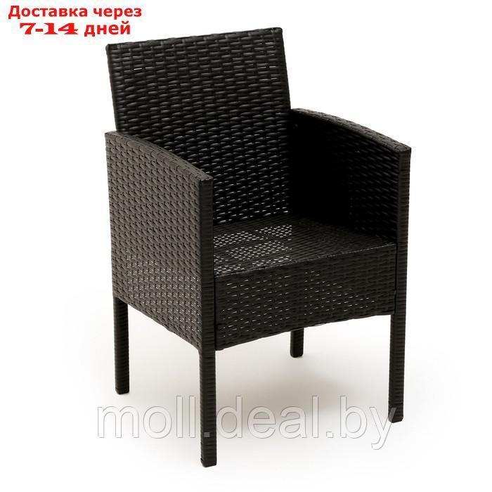 Кресло садовое "Кения", плетение: искусственный ротанг, 57 х 92 х 52 см - фото 4 - id-p227074816