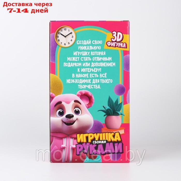 Игрушка помпонами "Медведь" цвет микс розового - фото 6 - id-p227090712
