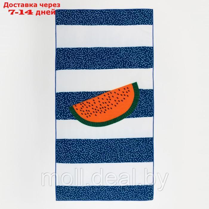 Полотенце пляжное Этель "Watermelon", 70*140 см,250гр/м2, 100%п/э - фото 2 - id-p226889509