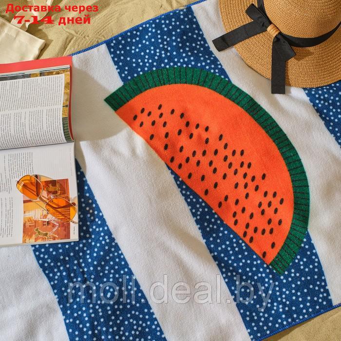 Полотенце пляжное Этель "Watermelon", 70*140 см,250гр/м2, 100%п/э - фото 6 - id-p226889509