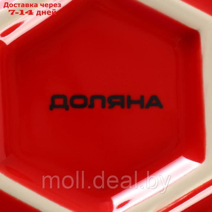 Набор керамический для фондю Доляна "Лакомка", 2 шпажки, цвет красный - фото 5 - id-p227076799