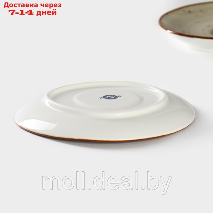Набор блюдец фарфоровых Magistro Mediterana, 2 предмета: 16×15 см, цвет бежевый - фото 7 - id-p227076800