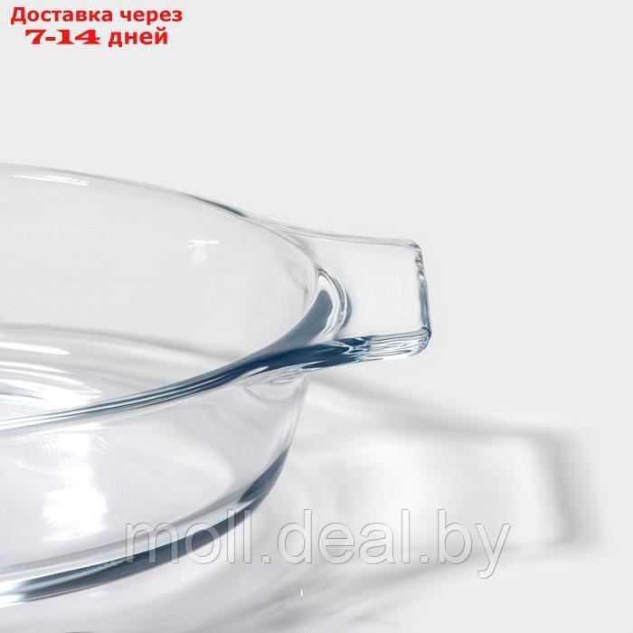 Форма для запекания из жаропрочного стекла с ручками Доляна "Лазанья", 400 мл, 20×11,5×4 см - фото 4 - id-p227076806