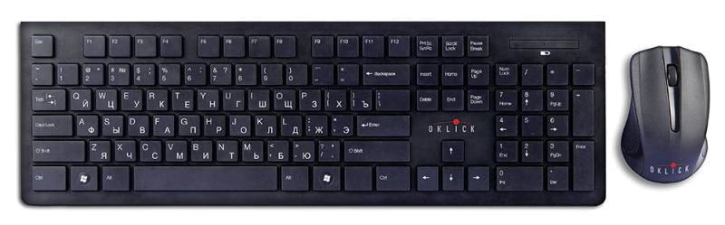 Мышь + клавиатура Oklick 250M Wireless Keyboard & Optical Mouse [997834] - фото 1 - id-p227210088