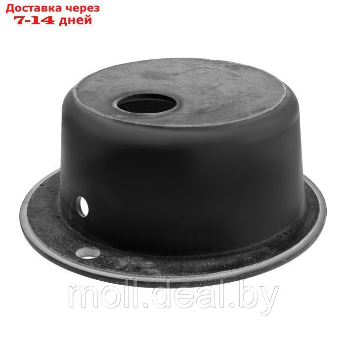 Мойка для кухни из камня ZEIN 510/Q4, d=507 мм, круглая, перелив, цвет черный - фото 3 - id-p226885619