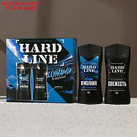 HARD LINE, набор "Цунами и молния", гель для душа и шампунь для волос, 2х250 мл