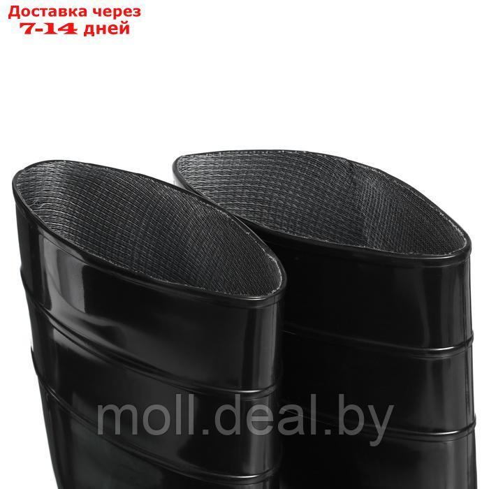 Сапоги мужские С-25, ПВХ, черные, размер 45 - фото 7 - id-p227074829
