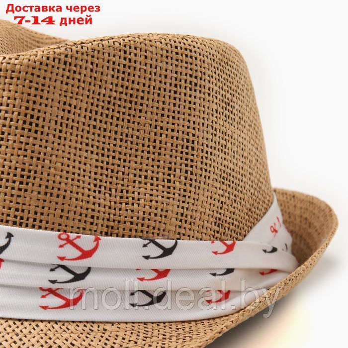 Шляпа мужская MINAKU, цвет светло-коричневый, р-р 58 - фото 3 - id-p227091712