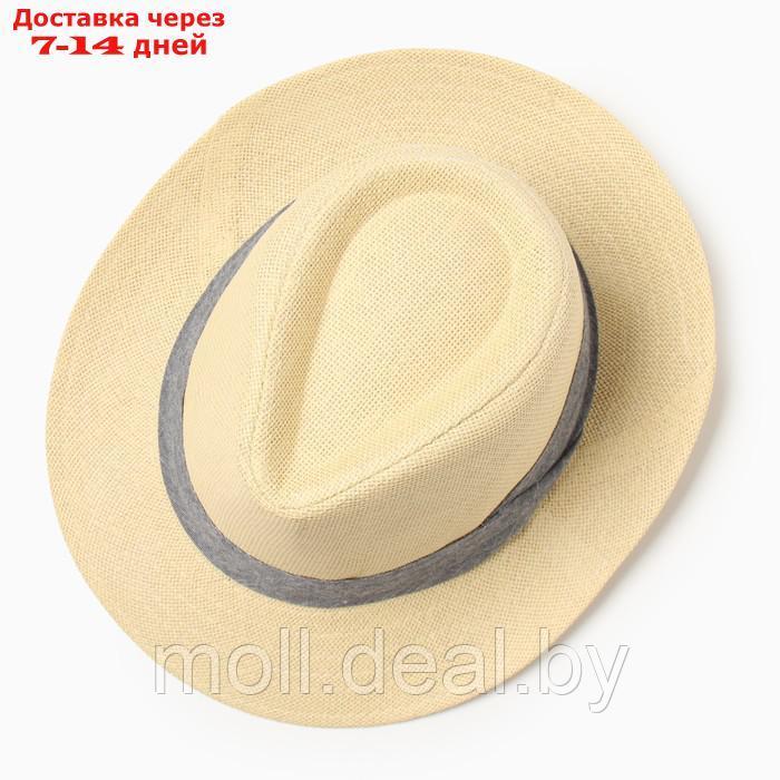 Шляпа мужская MINAKU, цвет бежевый, р-р 58 - фото 2 - id-p227091713