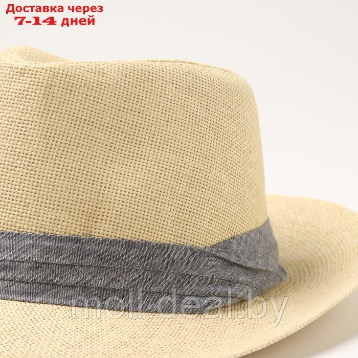 Шляпа мужская MINAKU, цвет бежевый, р-р 58 - фото 3 - id-p227091713