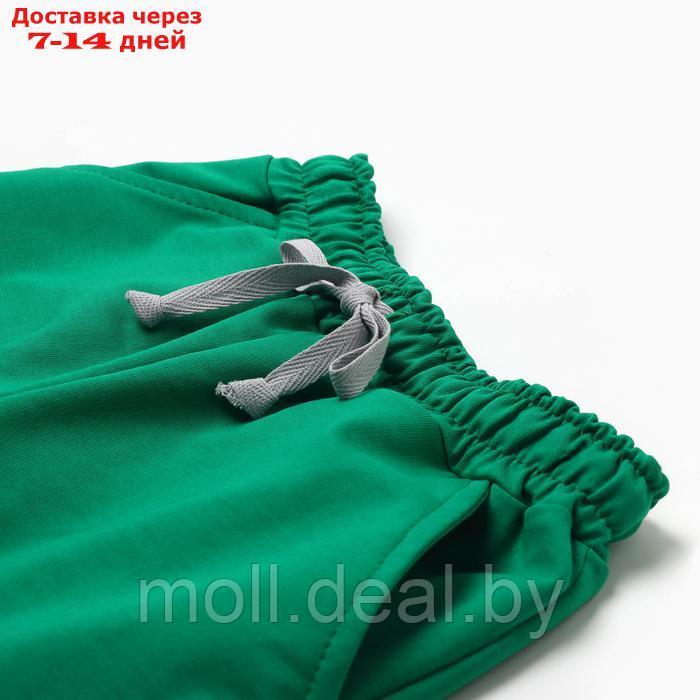 Костюм детский (футболка,шорты), цвет зеленый, рост 134 - фото 4 - id-p227083771