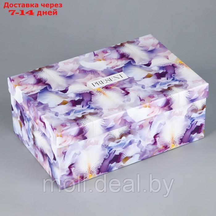 Набор коробок 10 в 1, упаковка подарочная, "Цветы", 12 х 7 х 4 - 32.5 х 20 х 12.5 см - фото 5 - id-p227075830