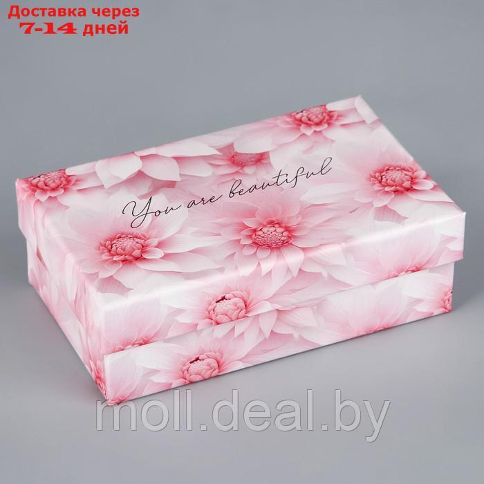 Набор коробок 10 в 1, упаковка подарочная, "Цветы", 12 х 7 х 4 - 32.5 х 20 х 12.5 см - фото 6 - id-p227075830
