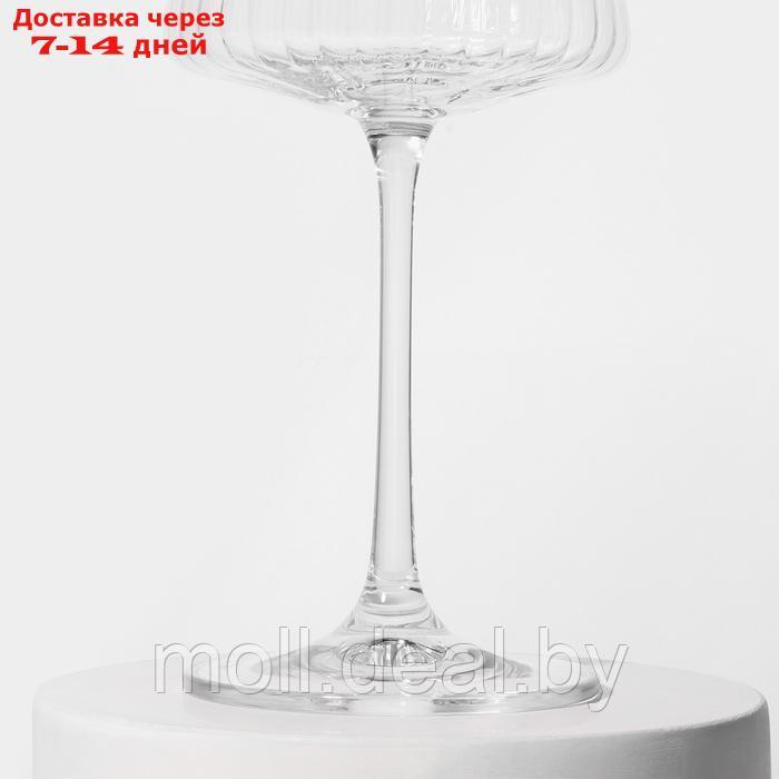 Набор стеклянных бокалов для вина "Экстра", 460 мл, 6 шт - фото 3 - id-p227076808